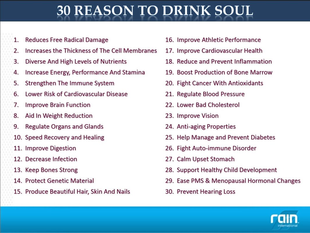 30 reasons to drink rain soul